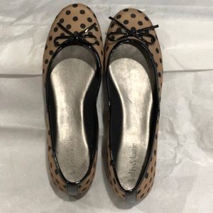 Polka dot flats
